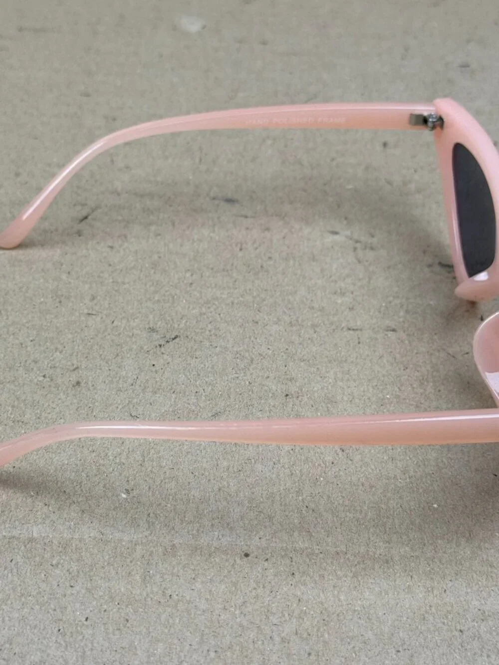 Vintage Style Pink Cat Eye Sunglasses Youth Kids DAMAGE Minor Scratches